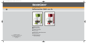 Bedienungsanleitung SilverCrest SKAS 1000 B1 Kaffeemaschine