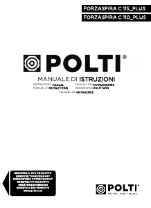 Manual de uso Polti C110 Plus Aspirador