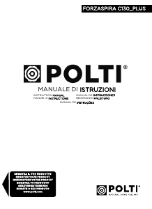 Manuale Polti C130 Plus Forzazspira Aspirapolvere