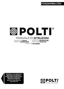 Manuale Polti C150 Forzaspira Aspirapolvere