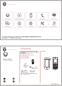 Handleiding Prestigio PFP Mobiele telefoon