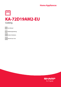 Mode d’emploi Sharp KA-72D19AM2-EU Cuisinière