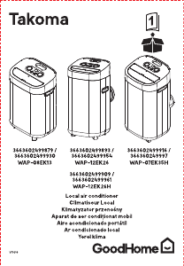 Handleiding GoodHome WAP-08EK13 Takoma Airconditioner