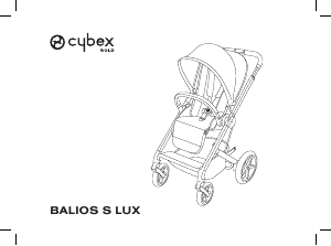 Käyttöohje Cybex Balios S Lux Lastenrattaat