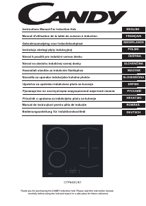 Mode d’emploi Candy CTP64SC/E1 Table de cuisson