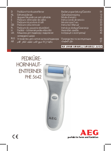 Manuale AEG PHE 5642 Levigatore per talloni