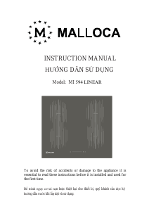 Handleiding Malloca MI 594 LINEAR Kookplaat