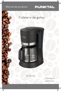 Manual de uso Punktal PK-426CAF Máquina de café