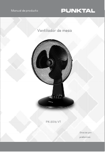 Manual de uso Punktal PK-3016VT Ventilador