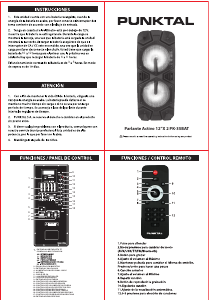 Handleiding Punktal PK-35BAT Luidspreker