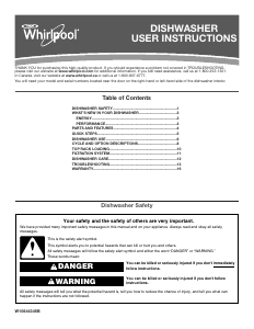 Manual de uso Whirlpool WDF330PAHT Lavavajillas