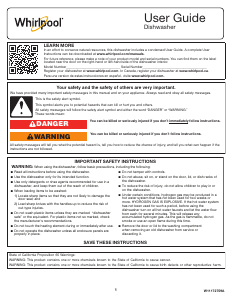 Mode d’emploi Whirlpool WDF518SAHW Lave-vaisselle