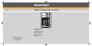 Bedienungsanleitung SilverCrest SKAT 1000 EDS A1 Kaffeemaschine