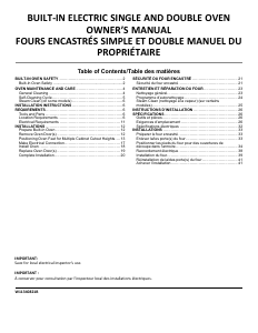 Mode d’emploi Whirlpool WOD77EC7HV Four