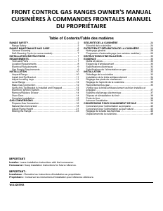 Manual Whirlpool WEG515S0FV Range