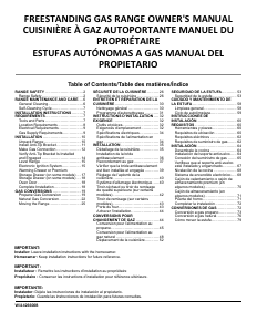 Manual de uso Whirlpool WFG535S0LS Cocina