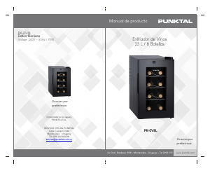 Manual Punktal PK-EV8L Wine Cabinet