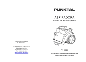 Manual de uso Punktal PK-8350 Aspirador