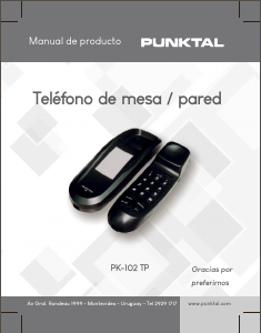 Handleiding Punktal PK-102 TP Telefoon