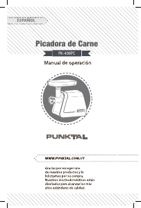 Manual de uso Punktal PK-498PC Picadora de carne