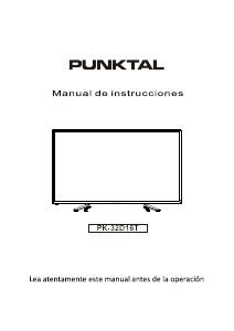 Manual de uso Punktal PK-32D16T Televisor de LED