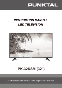 Manual de uso Punktal PK-32KSM Televisor de LED