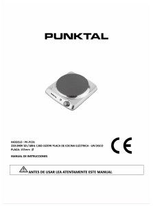 Manual de uso Punktal PK-PC01 Placa