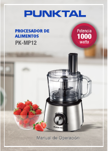 Manual de uso Punktal PK-MP12 Robot de cocina