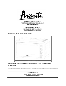 Handleiding Avanti MKB40C1B Oven