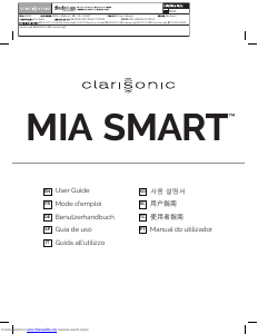 Manuale Clarisonic Mia Smart Spazzola per la pulizia del viso