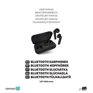 Návod Connect IT CEP-1000-BK Slúchadlá