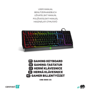 Manual Connect IT CKB-5600-CS Keyboard