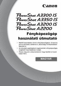 Használati útmutató Canon PowerShot A2200 Digitális fényképezőgép