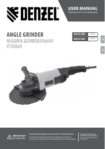 Manual Denzel 26915 AG230-2400 Angle Grinder