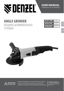 Manual Denzel 26908 AG125-1100A Angle Grinder