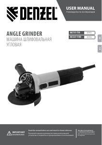 Manual Denzel 26906 AG125-1100 Angle Grinder