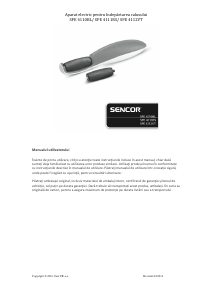 Manual Sencor SPE 4112VT Aparat pentru îndepărtarea calusului