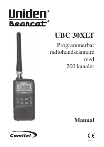 Bruksanvisning Uniden UBC 30XLT Bearcat Radioskanner