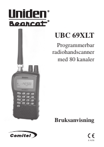 Bruksanvisning Uniden UBC 69XLT Bearcat Radioskanner