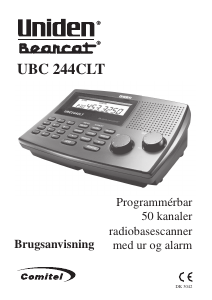 Brugsanvisning Uniden UBC 244CLT Bearcat Radioscanner