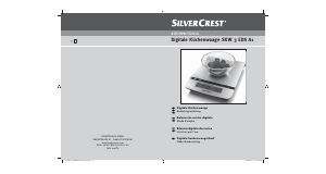 Handleiding SilverCrest SKW 3 EDS A1 Keukenweegschaal
