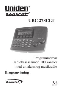 Brugsanvisning Uniden UBC 278CLT Bearcar Radioscanner