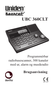 Brugsanvisning Uniden UBC 360CLT Bearcat Radioscanner