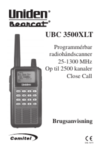 Brugsanvisning Uniden UBC 3500XLT Bearcat Radioscanner