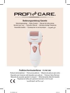 Manual Proficare PC-PHE 3092 Callus remover