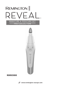 Brugsanvisning Remington MAN3000 Reveal Manicure-pedicure sæt