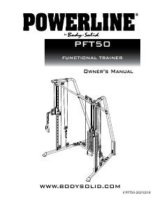 Manual Powerline PFT50 Multi-gym