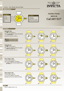 Handleiding Invicta Vintage 37060 Horloge