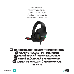 Handleiding Connect IT CHP-3610-BK Headset