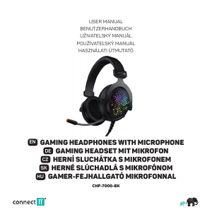 Manual Connect IT CHP-7000-BK Headset